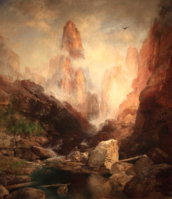 Thomas Moran Mist in Kanab Canyon china oil painting image